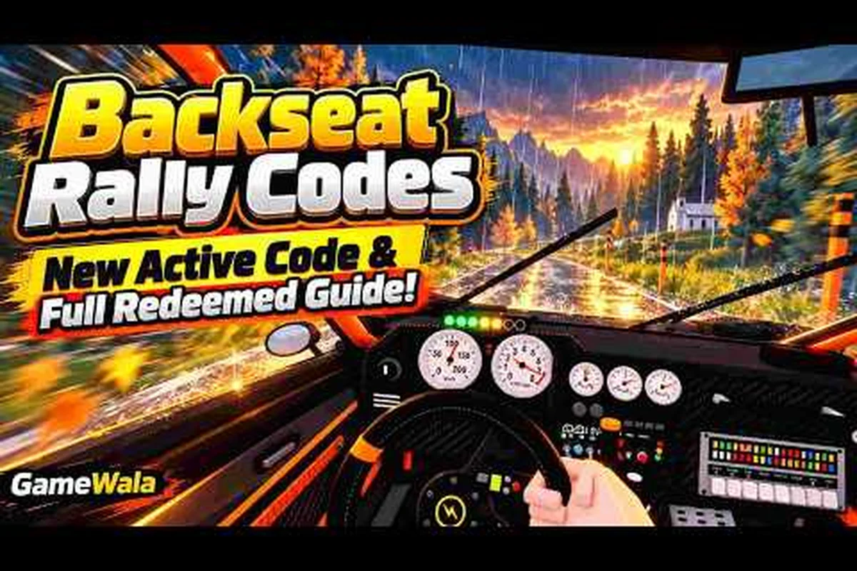 Backseat Rally Update 22. Oktober: Patch Notes und Live-Events